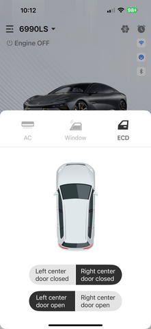 2018-2022 Honda Accord Smartphone Control Car Alarm/ Remote Starter System Bluetooth Digital Car Key