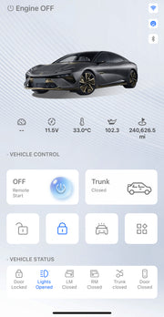 2018-2022 Honda Accord Smartphone Control Car Alarm/ Remote Starter System Bluetooth Digital Car Key